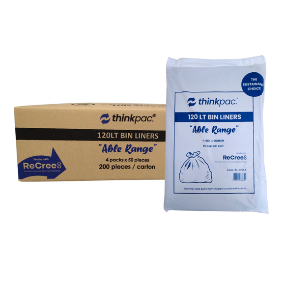 Thinkpack 'Able' Range Bin Liner 120L (Qty 200)