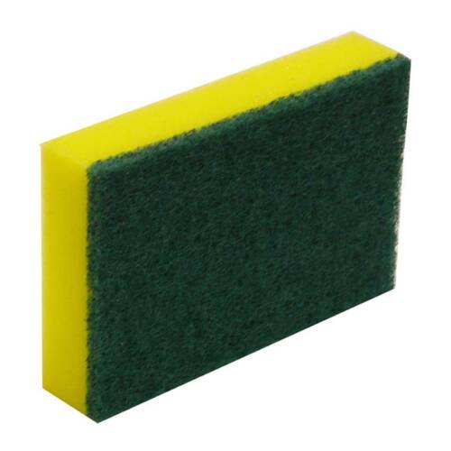 Green And Yellow Sponge Scourer