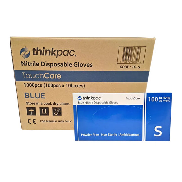 Thinkpac Nitrile Gloves Blue