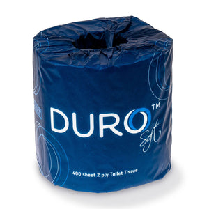 Duro Toilet Paper Roll 400 Sheet Individually Wrapped